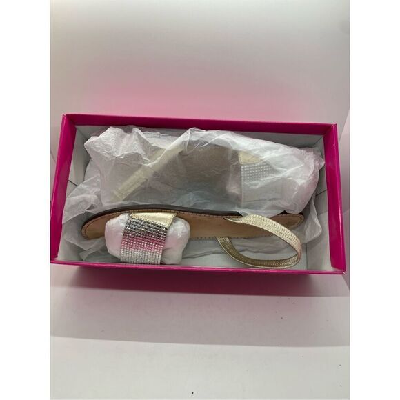 Lilly Pulitzer AMELIA SANDAL 004297 GOLD METALLIC Size 10 Casual or Dressy Cute - Picture 6 of 7